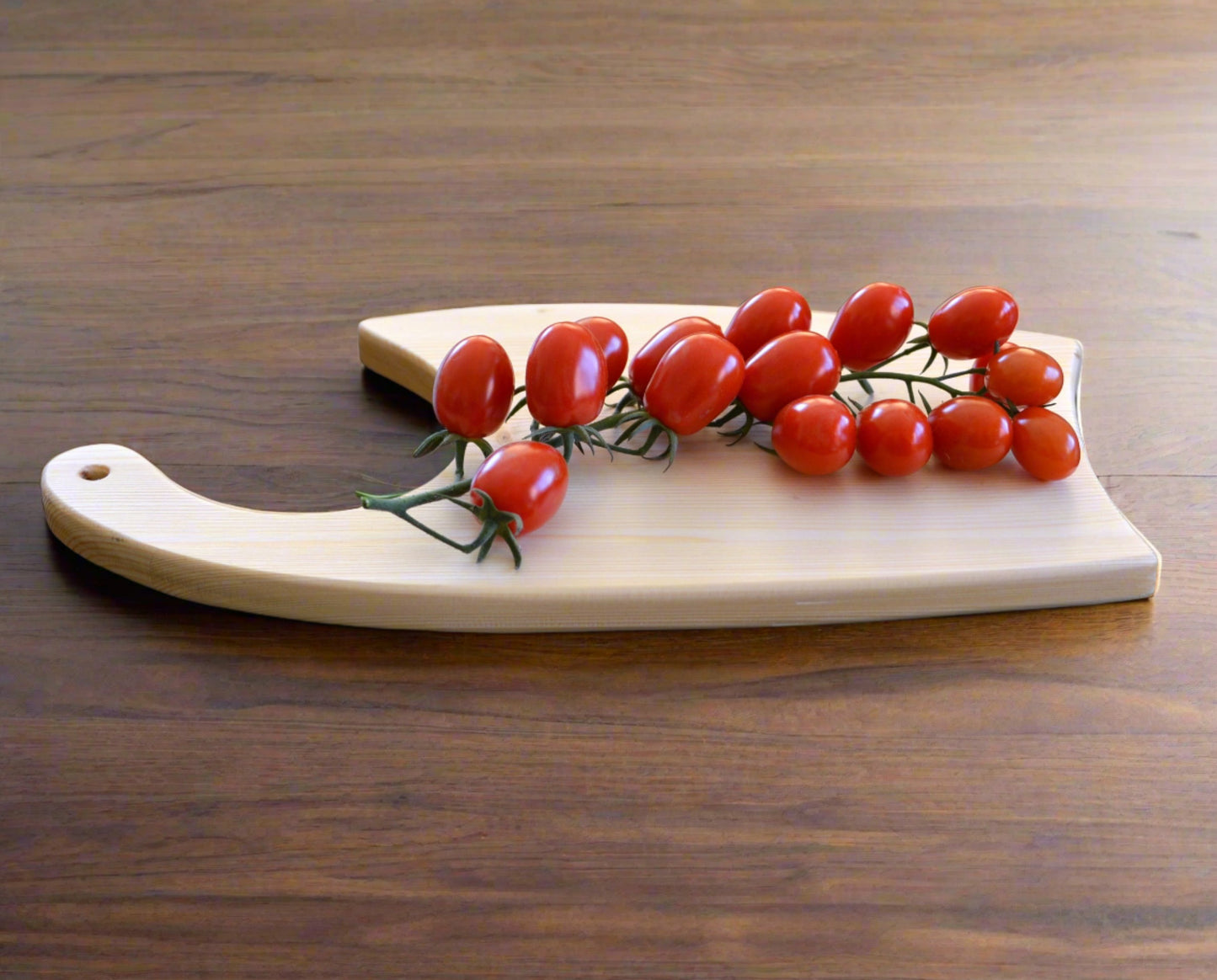 Decorative handmade pine cutting board 36 cm x 19 cm x 1.8 cm