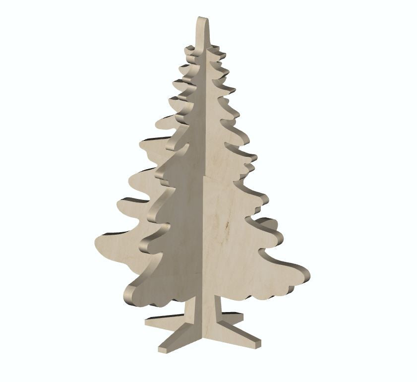 Christmas Tree - CNC router files Christmas Tree laser cut files. CNC files: SVG, DXF, PDF, G code.