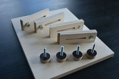CNC clamp set 4 pcs. 15 mm. plywood